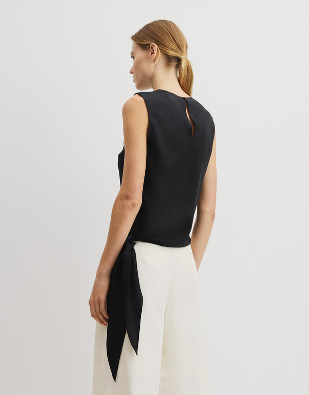 Country Road - Asymmetrical Washable Silk Tank