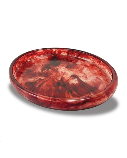 Urban Attitude - Urban Attitude MIA Extra Large Bowl Height 6cm, Width 37cm, Length 49cm - Berry Red