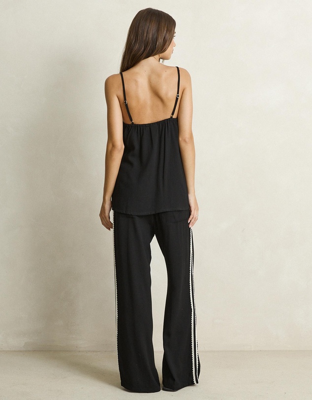 Rhythm - Linen Lace Top