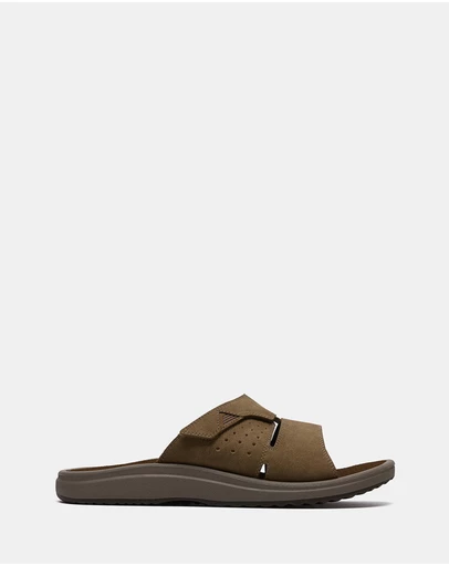 Clarks - M Brinkley Slide Sand