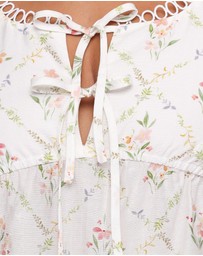 Petal & Pup - Gail Top - White Vintage Floral