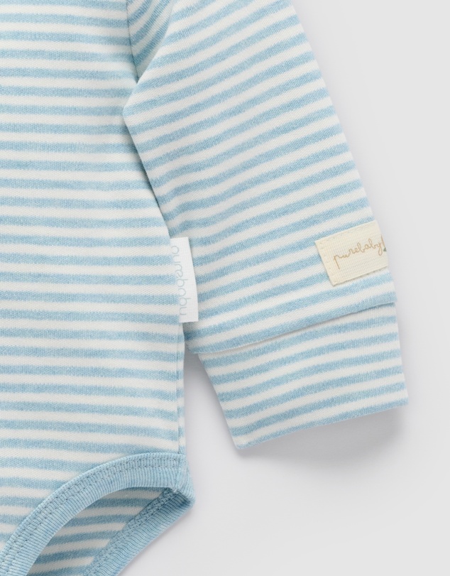 Purebaby - Thick Applique Bodysuit -Kids-Babies