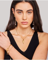 Zoe Olivia - Waterproof Solara Textured Wave Bracelet