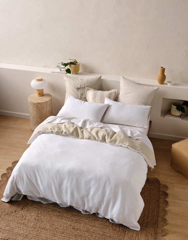 Linen House - Nimes Duet Pure Linen Quilt Cover Set