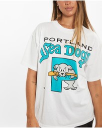 Vintage by The Real Deal - Pre Loved - 1996 MLB Portland Sea Dogs Tee