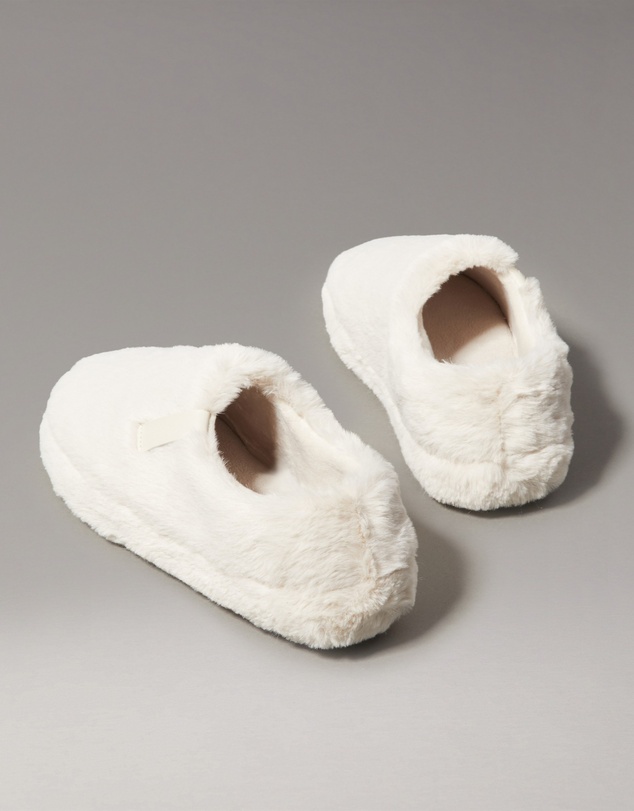 Calvin Klein - Faux Fur Slippers