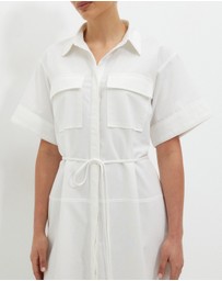 Calli - Seamed Midi Dress