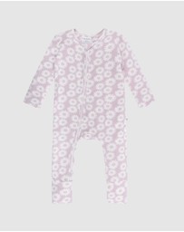 Kynd Baby - Day or Night Onesie in Lilac Daisy