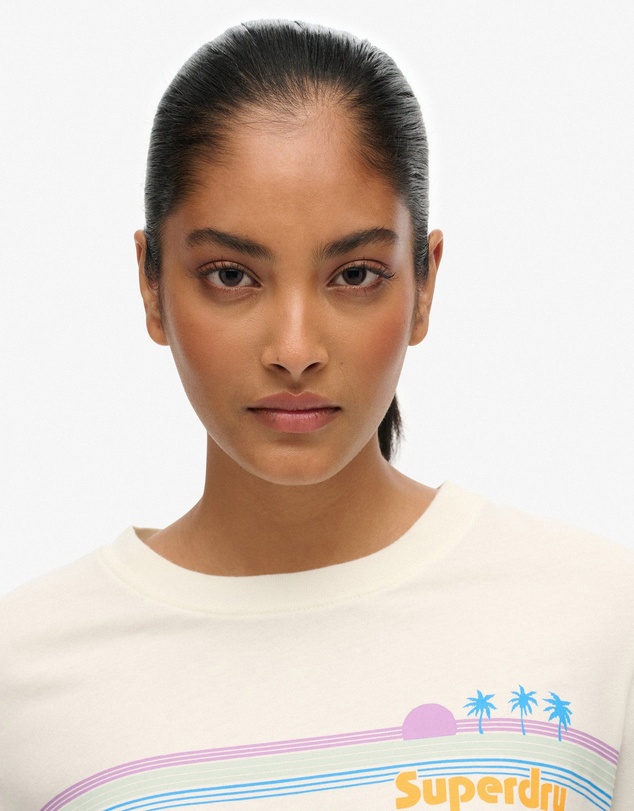 Superdry - Rainbow Stripe Slim Fit Tee