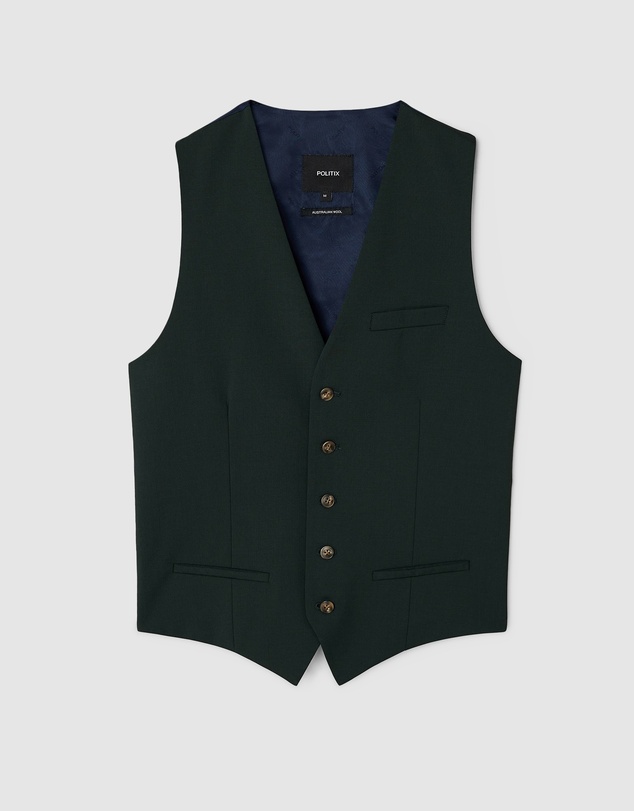 Politix - 5 Button Tailored Fashion Vest