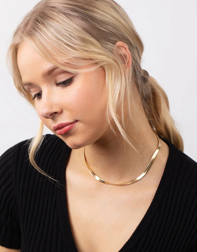 Lovisa - Gold Thick Snake Chain Necklace