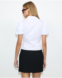 Dazie - Zoe Puff Sleeve Shirt