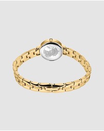 Bering - Bering Classic Ladies 26mm White Dial Gold Strap Watch
