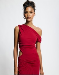Lover - Ravenna Asymmetrical Jersey Dress