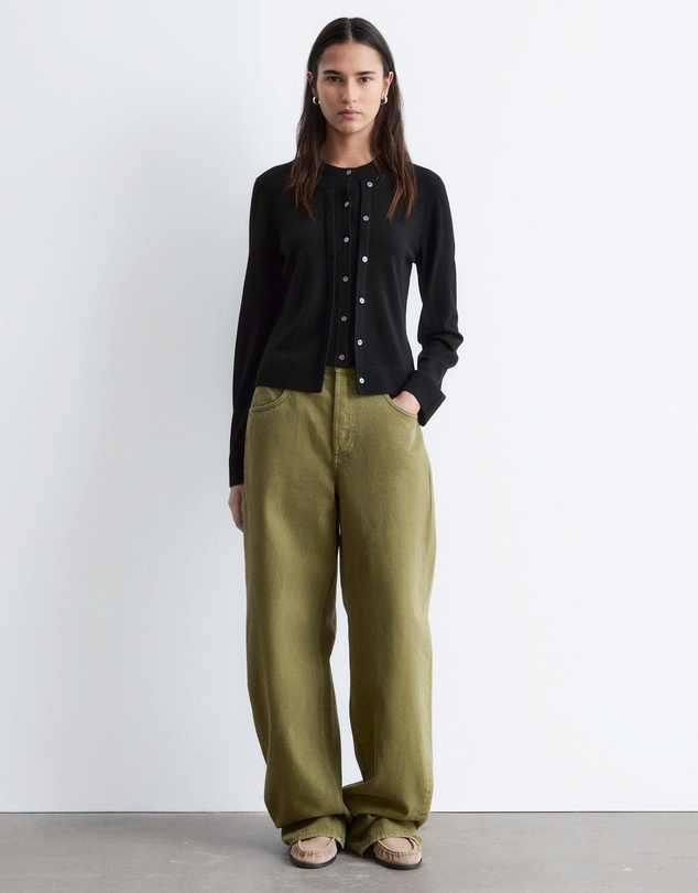 & Other Stories - Double-Layer Merino Wool Cardigan