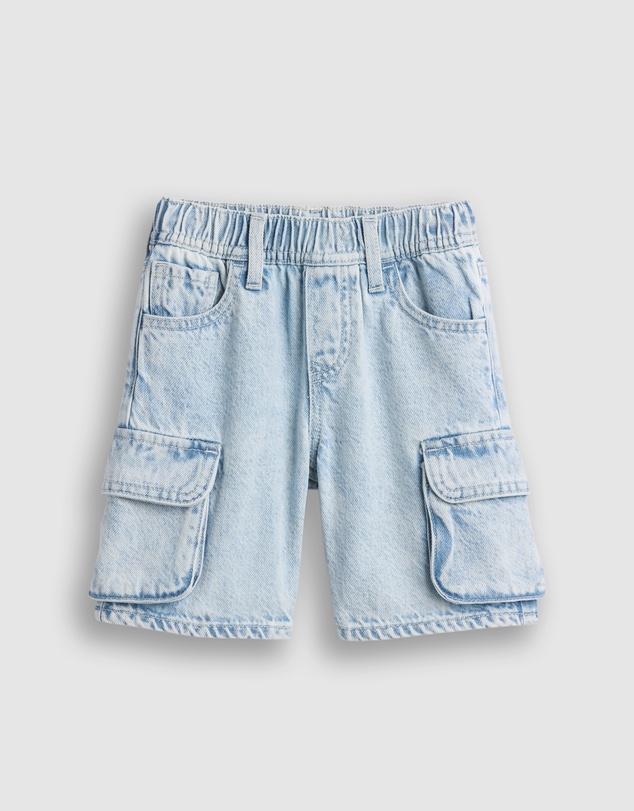 GAP - Denim Baggy Cargo Shorts - Babies-Kids