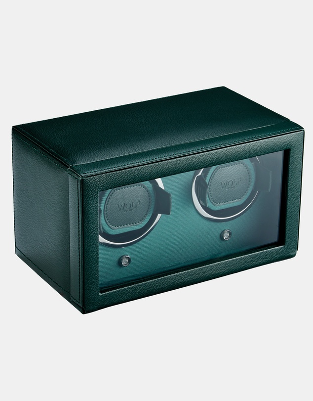 Wolf - Cub Double Watch Winder with Cover