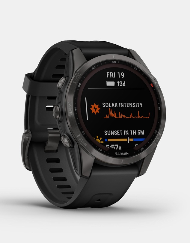 Garmin - fenix® 7S Sapphire Solar