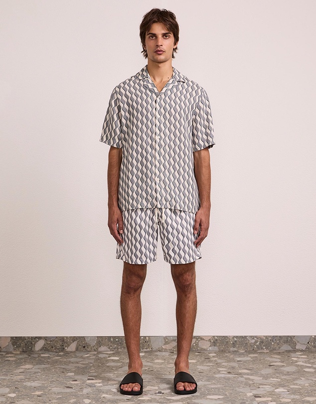 Frescobol Carioca - Roberto Linen SS Shirt