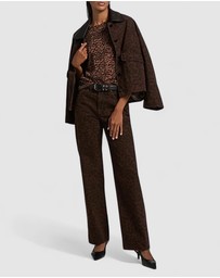 rag & bone - All Over Leopard Tee