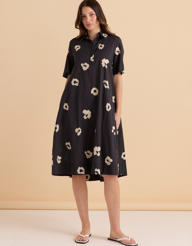 Betty Basics - Savannah Swing Shirt Dress