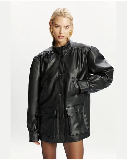 Bardot - Clements Vegan Leather Jacket