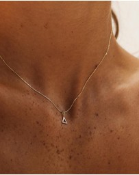 Luna Rae - Solid Gold - Fire Element Diamond Necklace