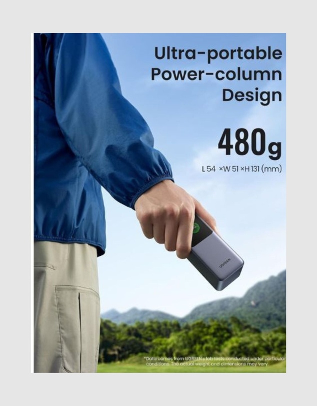 Ugreen - UGREEN Nexode Power Bank 20000mAh 130W with Smart Digital Display