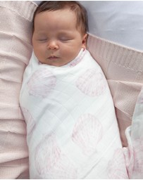 Anchor & Arrow - Sea Shell Bamboo Swaddle