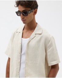 AERE - Euro Resort Linen Camp Collar Shirt