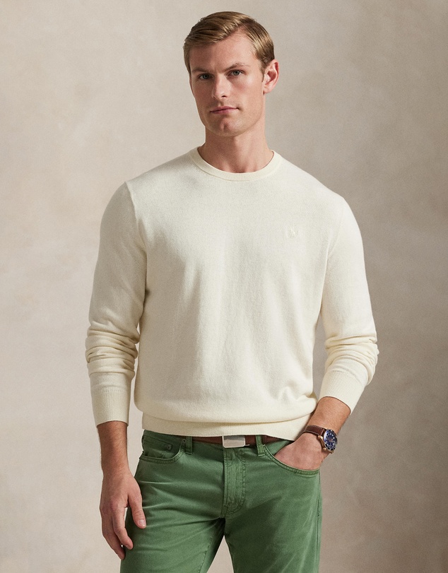 Polo Ralph Lauren - ICONIC EXCLUSIVE - Cotton-Cashmere Crewneck Sweater
