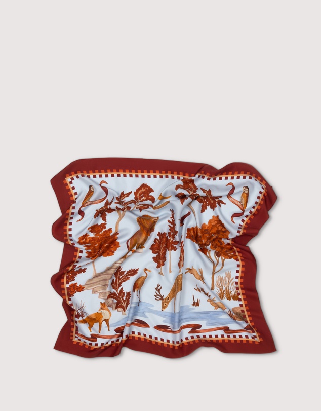 SMWR. by The Somewhere Co - Moon Court Silk Scarf
