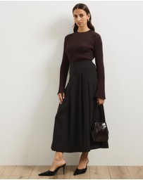 Atmos&Here - Molly Pleated Midi Skirt