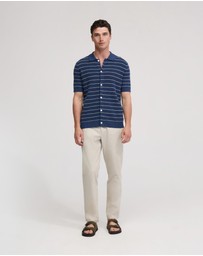 Oxford - Carlos Stripe Knitted Shirt