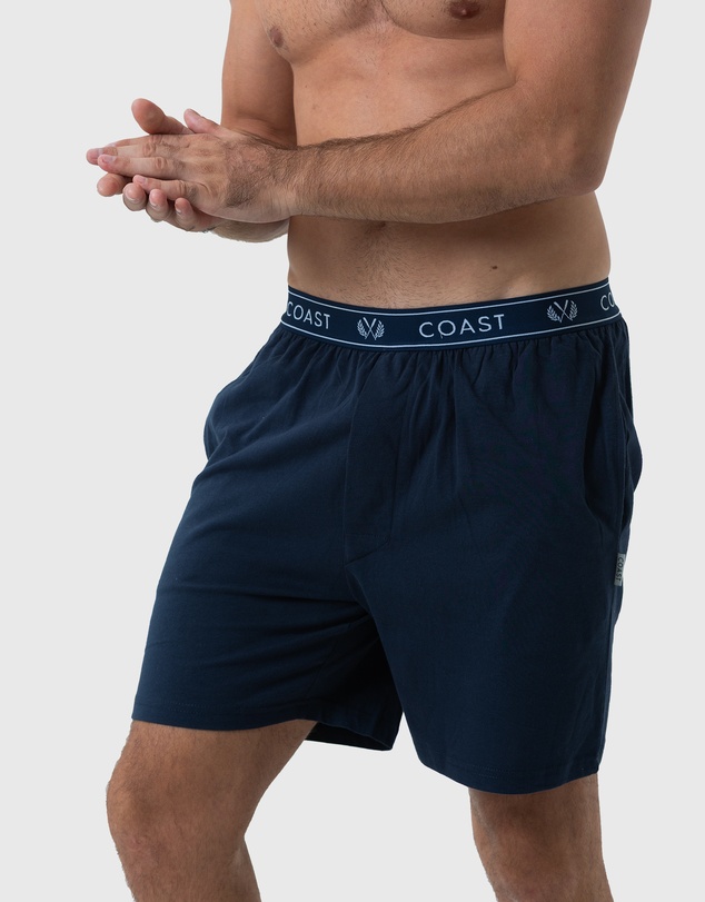Coast Clothing - Navy Lounge Shorts
