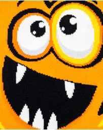 Crazy Skates - Crazy Socks Monster Orange Knee-High Socks