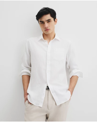 Country Road - Regular Fit Organically Grown Linen Shirt