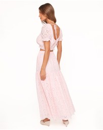 Petal & Pup - Angelina Skirt Set - Pink Broiderie