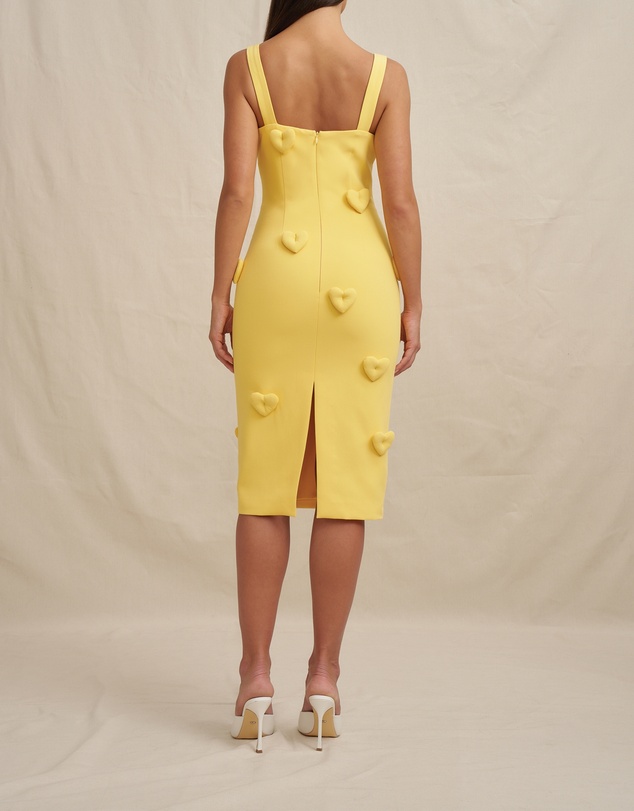 BY JOHNNY. - Amora Heart Midi Dress