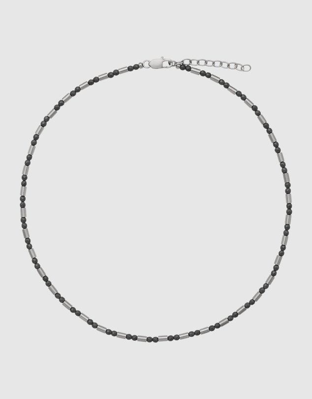 Najo - Nova Men's Haematite & Steel Necklace