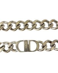 Pre-Loved by Azura Reborn - Pre-Loved Silver Plated CD Logo Chain Link Necklace