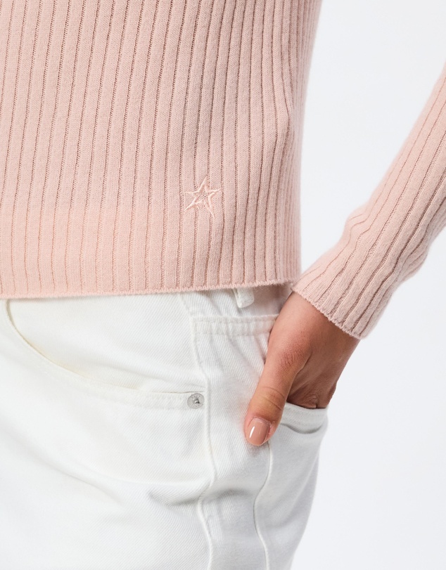 Perfect Moment - Ribbed Henley Knit Top