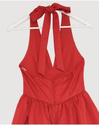 Revibe - Repaired CHANCERY Barlow Halter Dress - AU 10