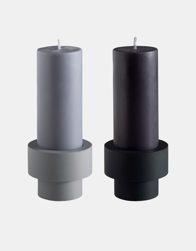 porter green - flipp sml silicone unbreakable candle holder set