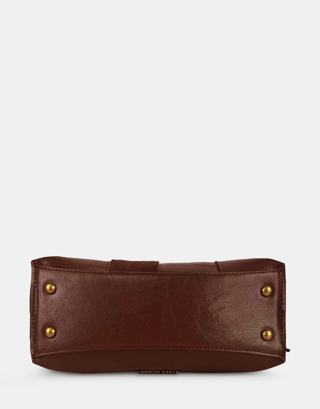 Steve Madden - BRomey Ml Brown Top Handle Bag