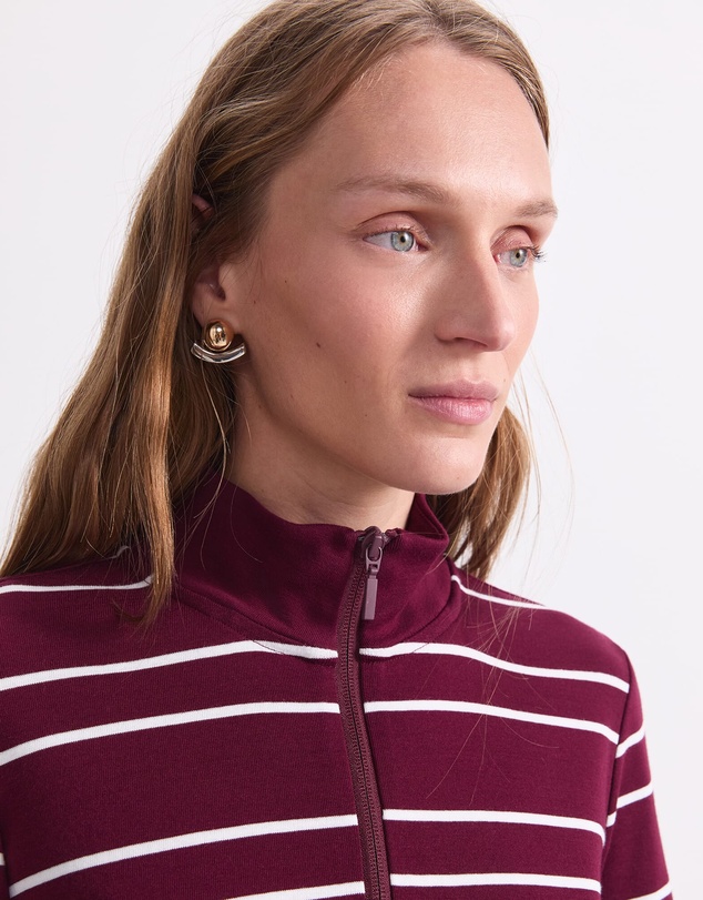 Sportscraft - Lucy Zip Funnel Neck Top