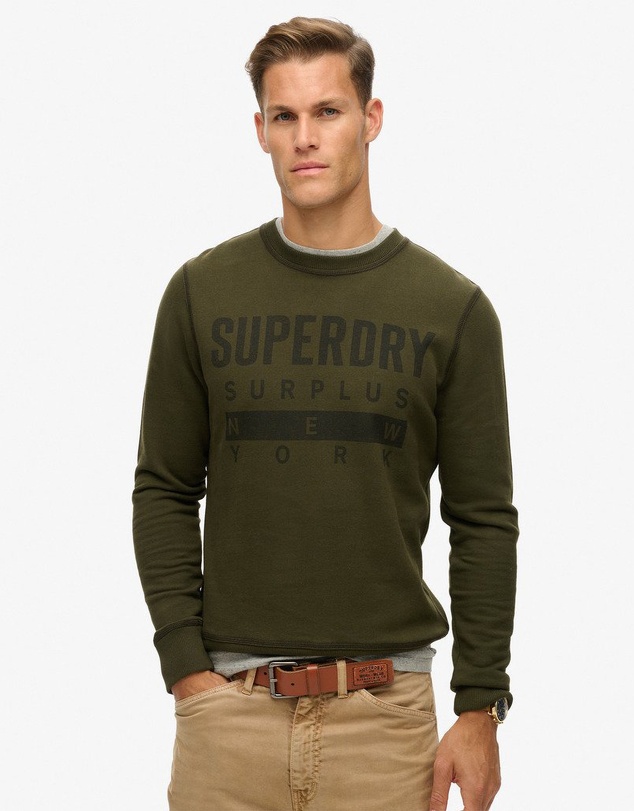 Superdry - Slim Fit Surplus Graphic Crew