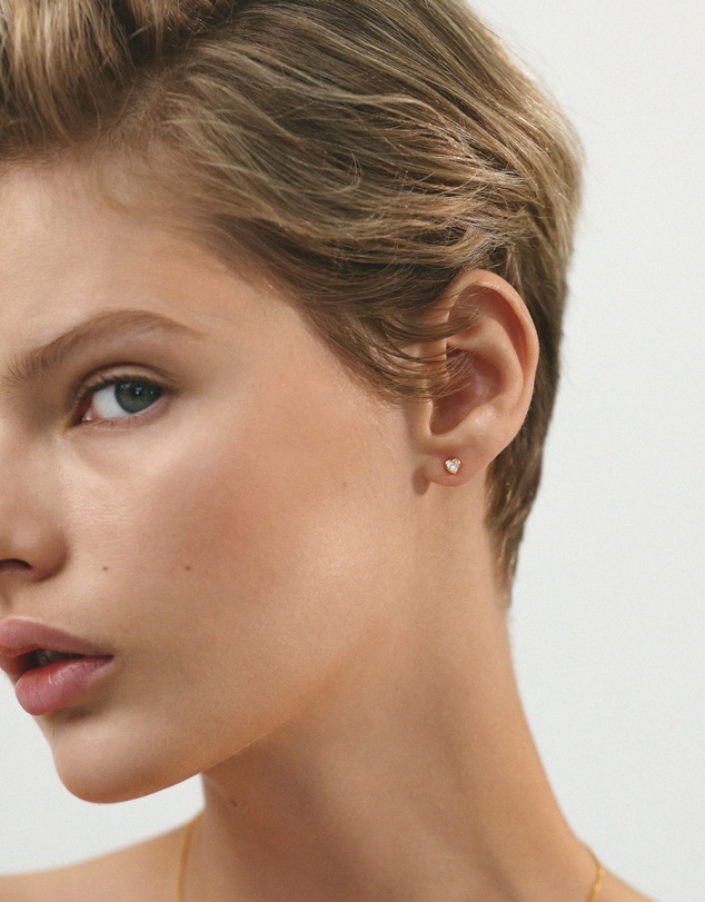 SAINT VALENTINE - True Love Flatback Studs - Gold