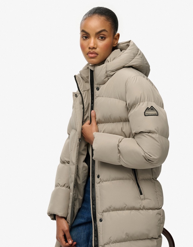 Superdry - Hooded Sports Puffer Mid Jacket