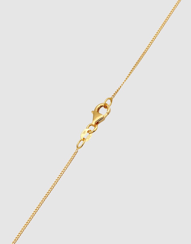 Elli Jewelry - Topaz Pendant Necklace in Gold-Plated 925 Silver